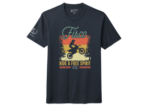 Tee shirt with a motorcycle on the front