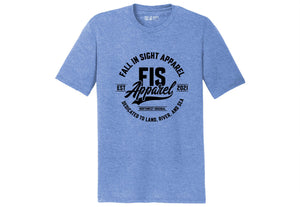 Blue fis tee shirt with a classic Northwest Original on the front